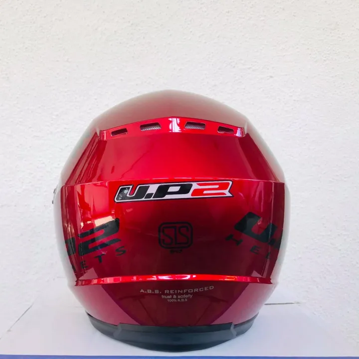 U.P.%202%20%20Active%20Red%20Black%20%20Motor%20Bike%20Helmet%20SLS%20Certified%20-%20Image%203
