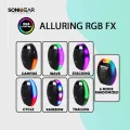 SONICGEAR NEOX 7 RGB LIGHTNING EFFECT BLUETOOTH RECHARGEABLE PORTABLE SPEAKER WITH MIC INPUT. 