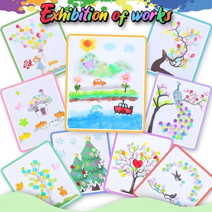 Finger%20Painting%20Ink%20Pad%20Stamp%20DIY%20Creative%20Painting%20Craft%20Cardmaking%20for%20Kids%20Montessori%20Learning%20Education%20Drawing%20Toys%20-%20Image%204