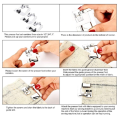 Wide Rolled Hem Presser Foot Set (1/2 Inch, 3/4 Inch, 1 Inch) Household Multi-Function Electric Sewing Machine Accessories. 