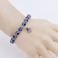 Yfashion Women Evil Eye Bracelet Turkey Fatima Palm Devil Eye Beaded Bracelet Jewelry Gifts For Friends Lovers. 