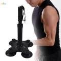 Arm Wrestling Trainer Forearm Trainer 4 Suction Cups Grip Arm Wrestling Resistance Spring Bar Portable Grips Wrist Exerciser. 