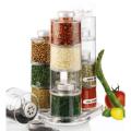 Spice Tower  Spice Jar 12 Bottle Plastic Stackable Spice Rack  Spice Bottle With Rack 12 Pcs. 