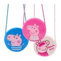 【HOT】 Peppa Pig Plush Crossbody Bag George Pig Toddler Knapsack Cartoon Round Shoulder Bag Coin Purse Girls Gifts Children's Toys. 