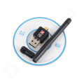 2.4GHz USB WiFi Adapter 300Mbps Network Card USB 2.0 Antenna Ethernet USB Dongle LAN Wireless Network Receiver for PC Windows. 