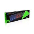 Gamming Keyboard RGB R260 Suspension 7 Colorful Backlit 104 Keys USB Wired Gaming Key board. 