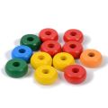 New Wooden Toy Baby Toy Montessori Counting Disks Stacking Sorting Board Building Early Childhood Education Preschool Kids Gifts. 