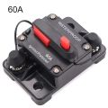30A 40A 50A 60A 70A 80A 100A 120A 150A 200A 250A 300A AMP Circuit Breaker Fuse Reset 12-48V DC Car Boat Auto Waterproof - 60A. 