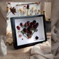 Exquisite Compact Usage Stylish 3d Effect Flower Display Frame Flower Display Frame For Students. 