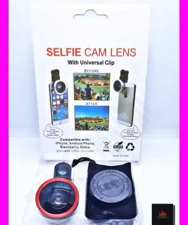 Fish Phone Lens Macro Camera Generic Camera for Smartphone Fish Eye Lens and Clip Support iPhone Samsung Wide Angle
