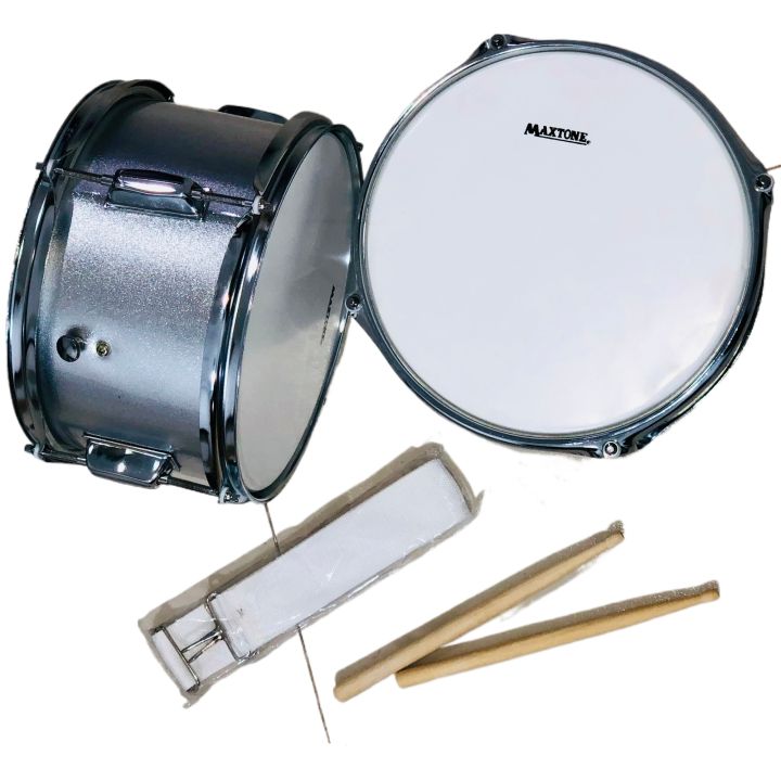 10''%2012''%2014''%20Silver/%20Maroon%20Maxtone%20Taiwan%20Professional%20Side%20Drum%20for%20Students,%20Beginner%20Drum%20Set%20with%20Drumsticks,%20Drum%20Strap,%2010.5''%20X%206.25''%20Grey%20colour%20side%20drum%20for%20western%20band%20-%20Image%204