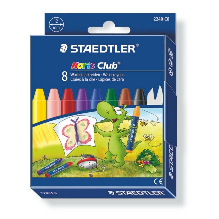 STAEDTLER® Noris 2240 Wax Crayon 8 Set