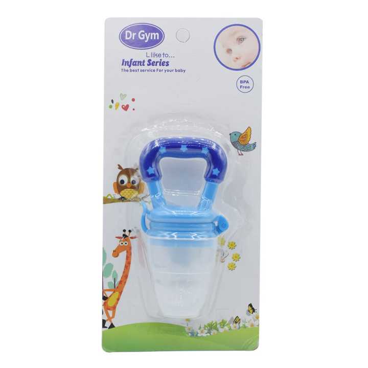 Infant Fruit Feeder Pacifier Blue