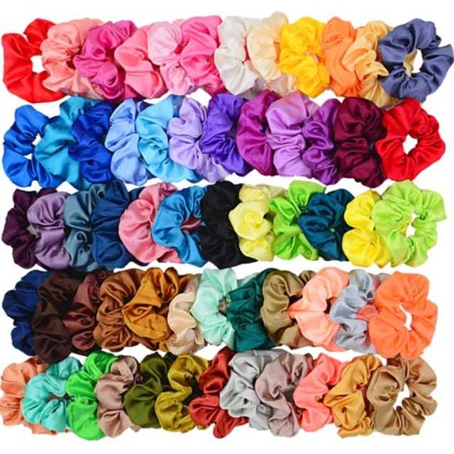 10 Random Korean Scrunchies | Luxury Valentina Hair Scrunchies | Elastic Hair Ponytail Scrunchy | Hair Tie | Hair Band | Korean Hair Band | Bool Band | Hand Bool | Girls Band | Woman Bool | Women Bool | Beautiful