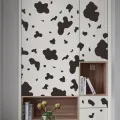 【WEJA】Cow Pattern Wall Stickers Kids Room Decor Bedroom Living Room Sofa Background Wall Decoration Nursery DIY Wallpaper. 