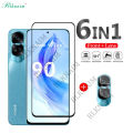 BLKNAIM  6IN1 For Honor 90 Lite Glass Screen Protector Film Glass For Honor 90 Lite Tempered Glass Full Glue Lens Film Honor 90 Lite. 