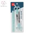 3pcs/set Pet Dog Professional Grooming Scissors Shears Hair Flat Scissor Comb Animal Cat Hair Cut Barber Cutting Tool Kit. 