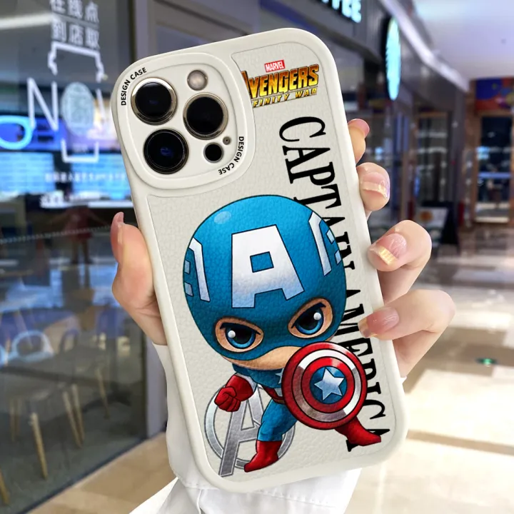 AMORVOR%20for%20iPhone%2013%20Back%20Cover%20Marvel%20Superhero%20Print%20PU%20Leather%20Case%20Soft%20Silicone%20Edge%20Phone%20Cases%20-%20Image%209