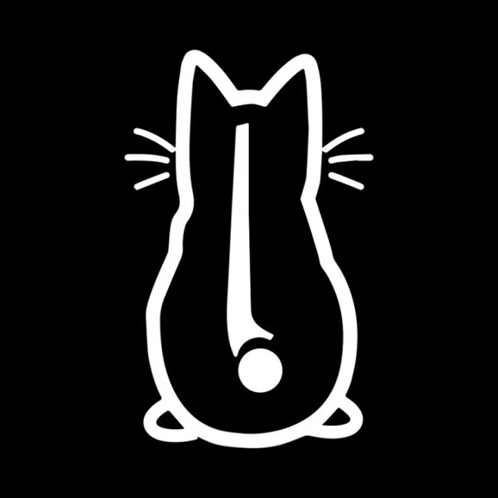 Funny Moving Tail Cat Car Sticker Window Wiper Decals Rear Windshield Sticker