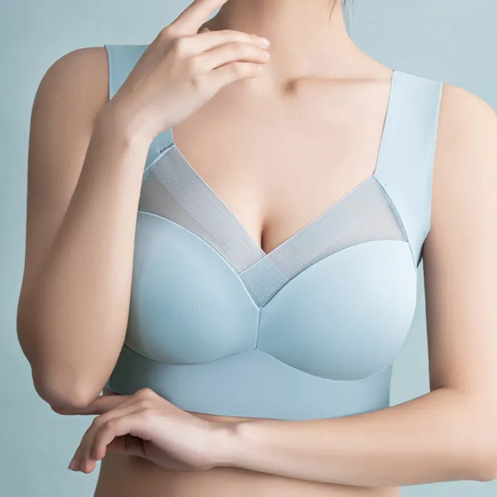 Beautiful%20back%20bra%20seamless%20bra%20gathered%20bra%20push%20up%20girl%20underwear%20-%20Image%202