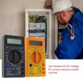 DT-832 Mini Pocket Digital Multimeter 1999 Counts AC/DC Volt Amp Ohm Diode hFE Continuity Tester Ammeter Voltmeter Ohmmeter Tool. 