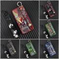 protective Soft case Phone Case For Nokia C1 Silicone Lanyard Kickstand Anti-knock Shockproof Wrist Strap Anti-dust Cute. 