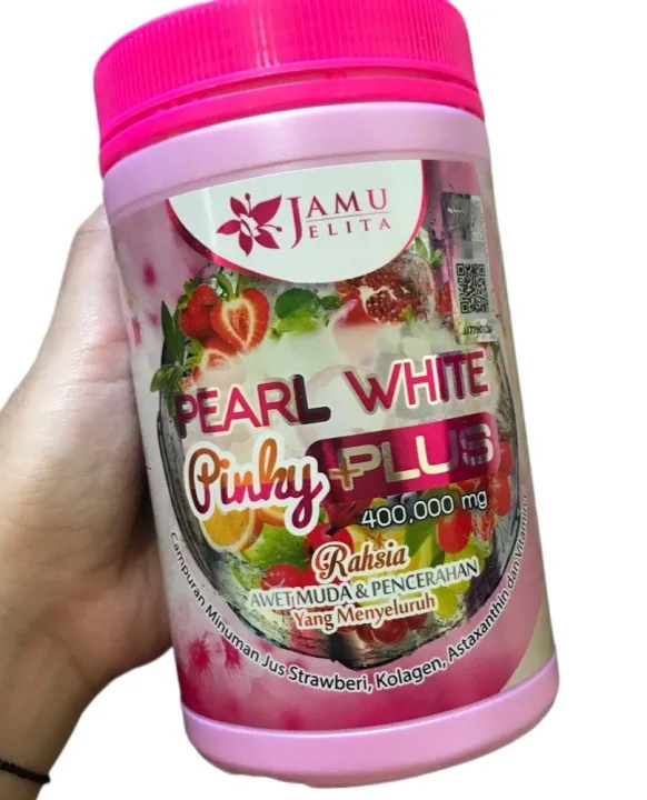 Drinking Pearl White Pinky Plus ppwp Jamu Jelita Woman Whitening ...