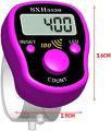 Digital Finger Counter Machine with LED Light & 100 Beep Sound – Portable Tally Counter for Prayer & Counting. 