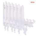 12Pcs Display Stand Easel Plate Holder Picture Photo Art Plastic Foldable Dounp. 