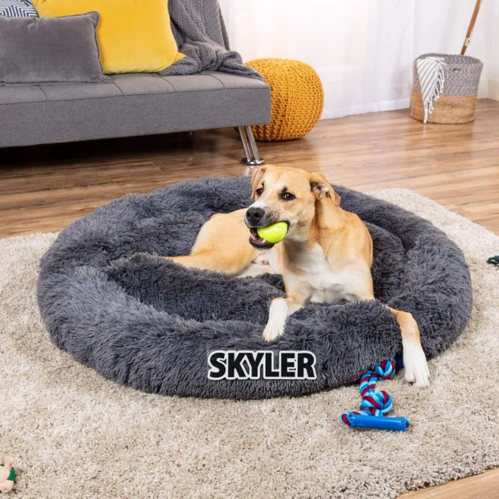 Dog%20Sleeping%20Bed/Round%20Super%20Soft%20Pet%20Bed/%20Diameter%20110cm%20-%20Image%203