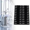 1 Sheet Weight Sticker Labels Weight Stack Labels 5 kg to 110 kg Power Equipment Label 11 lbs to 242 lbs Gym Equipment. 