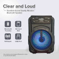 Bluetooth Rechargeable Speaker With FM Radio, TF Memory Card Reader and USB Pen Drive GTS-1346. 