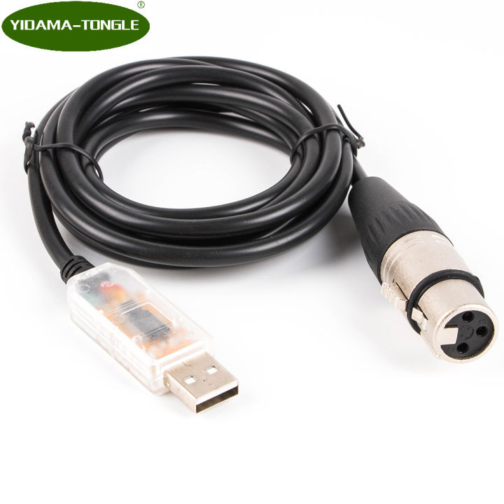 Usb To Dmx Interface Adapter Stage Lighting Disco Dj Dmx Interface Usb ...