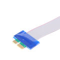 PCI Expres X1 PCI E Riser Card Extender Extension Ribbon Flexible Relocate Ribbon PCIE Extension Cable Adapter. 