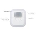 Zzitaill 0.8W/2.4W LED night lamp plug-in wall light sound sensing/human body sensing light dimming lamp for hallway bedroom stairs. 