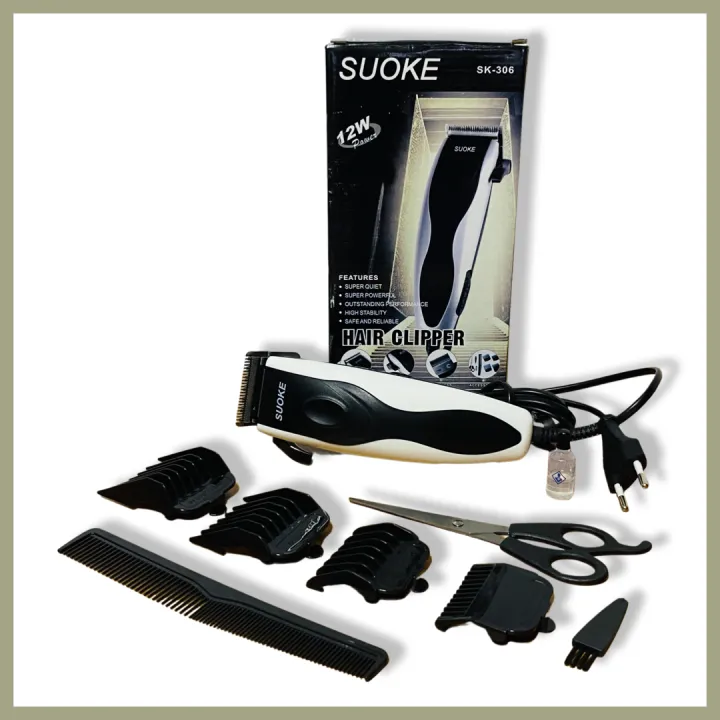 SUOKE%20SK-306%20Electric%20Professional%20Beard%20&%20Hair%20Clipper%2012W%20Low%20Noise%20Trimmer%20For%20Men%20-%20Image%203