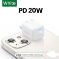 UGREEN iPhone Charger, 20W PD 3.0 Durable Compact Fast Charger, USB-C Charger for iPhone 13 12,8-12 series, Mobile Phone Charger. 