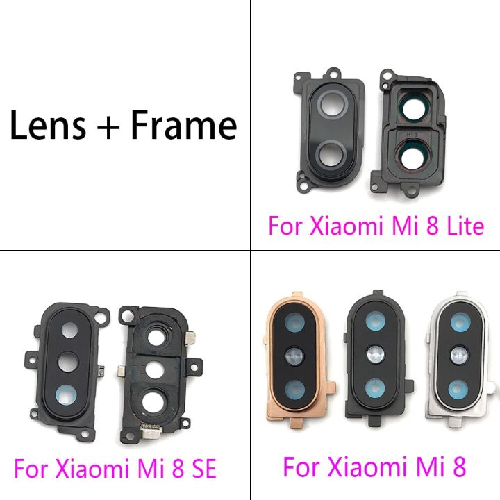 New%20Back%20Rear%20Camera%20Glass%20Lens%20With%20Cover%20Frame%20Holder%20For%20Xiaomi%20Mi8%20Mi%208%20Se%2010%20Lite%208Se%20-%20Image%203