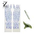 Zentora Acupressure Foot Tool Foot Massage Set with Acupuncture Point Printed Socks Stick for Circulation Health Care Reflexology Socks for Foot Massage Tool. 