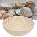 Bread Baking Basket Set for bread in natural sourdough rattan Artisan. 
