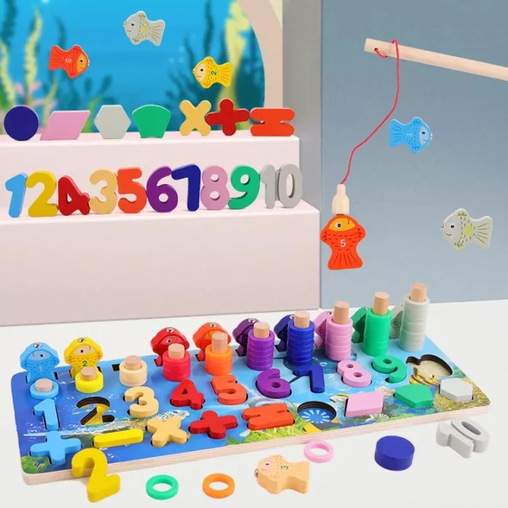 Children's%20Wooden%20Learning%20Counting%20Montessori%20Pairing%20Numbers%20Shapes%20Pairing%20Early%20Education%20Teaching%20Aids%20Math%20Fishing%20Toys%20-%20Image%203