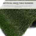 Artificial Grass Table Carpet Roll Synthetic Grass Table Runner. 