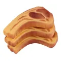 Meat Squeaky Toy Creative Bite-proof Rubber Food Dog Toy Dog Chewing Toy. 