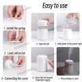 300ML Mini Ultrasonic Air Humidifier Romantic Light USB Essential Oil Diffuser Car Purifier Aroma Anion Mist Maker. 