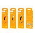 DENMEN USB Data Cable For Type-C iPhone 2.4A Mobile Phone Fast Charging Cable D02L Nylon High Quality. 
