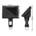 1000X 2.0MP 5.0MP Digital Microscope 4.3 Inch LCD Screen 8 LED USB Digital Electronic Microscope for PCB Repair Video Microscope. 