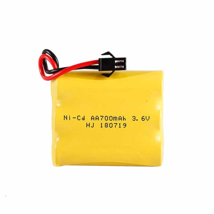 3.6V AA 700mAh Rechargeable battery pack AA 700 mah for Remote Control Car Electric Toys walkman emergency lights nicd