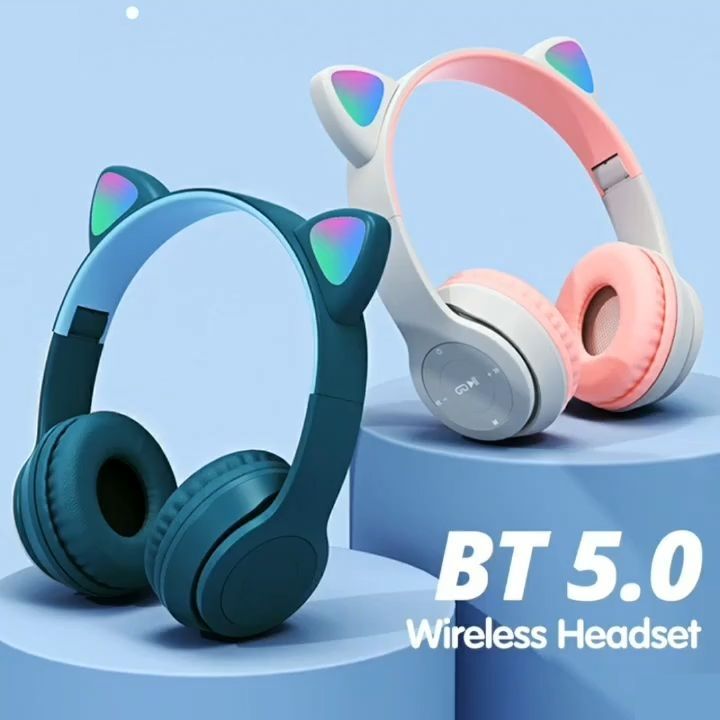 P47M%20Cute%20Fashion%20Cat%20Ears%20Wireless%20Headphones%20Flash%20Light%20LED%20RGB%20Gaming%20Bluetooth%20Headset%20For%20Girl%20Kids%20Foldable%20Earphones%20Gift%20P47%20PRM%20-%20Image%203