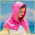 Enigma- Cool Hoodie Towel Ultra Soft Cooling Hoodie Towel for Instant Relief Uv Protection Quick Drying High Elasticity Perfect for Instant Cool Sweat Rag. 