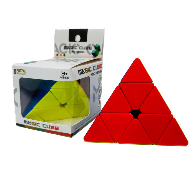 Pyramid Magic Rubik cube (3*3*3) - Pyraminx - Professional Puzzle ...